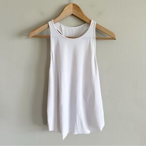 Lululemon Athletica White Sleeveless Tank Top